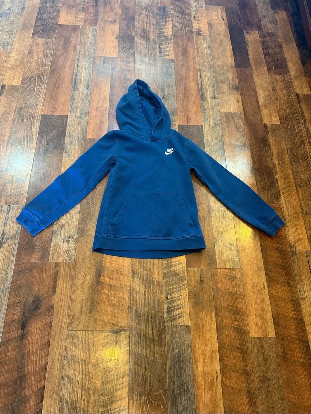 Nike Kids' Blue Pullover Hoodie 10/12 M (1685B)